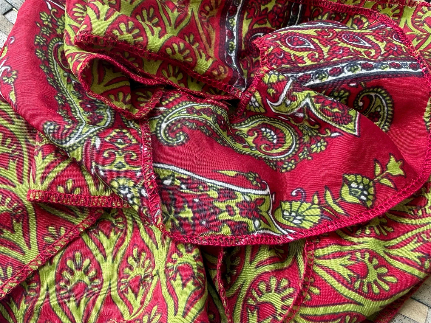 SALE Recycled hair scarves. Also perfect as present ribbons, curtain ties and more. Eco friendly gift ideas.