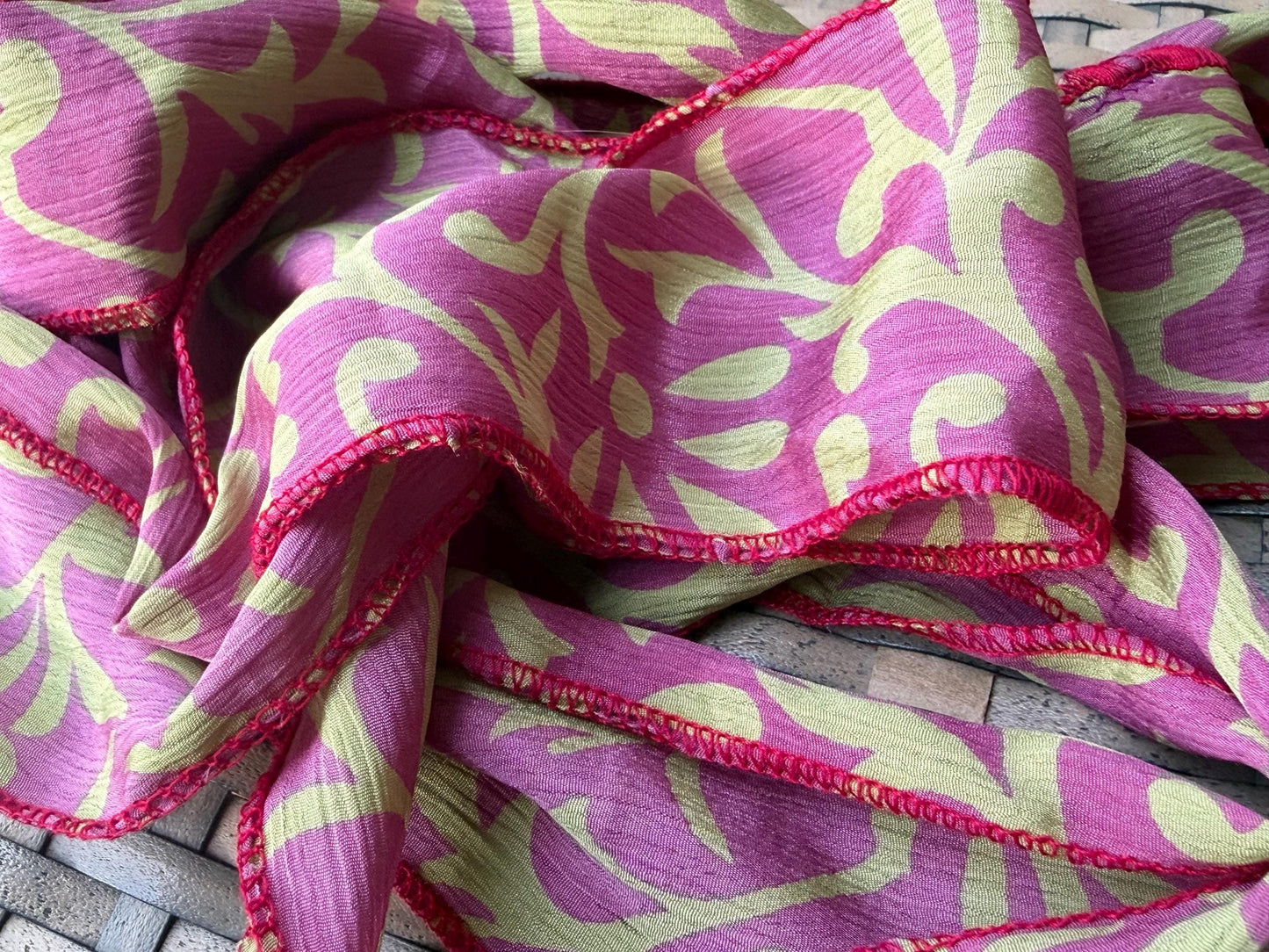 SALE. Recycled scarves, Handmade hair bands. Recycled Head Scarf. Wrist Wrap - Eco-Friendly Gift for Her, sari hair wrap, Indian hair scarf