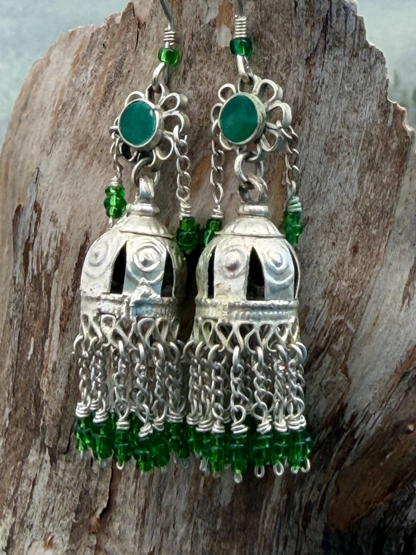 Gypsy jewellery, goddess earrings, goddess jewellery. vintage jewellery, ethical jewellery,  gypsy earrings, tassel earrings, boho jewellery