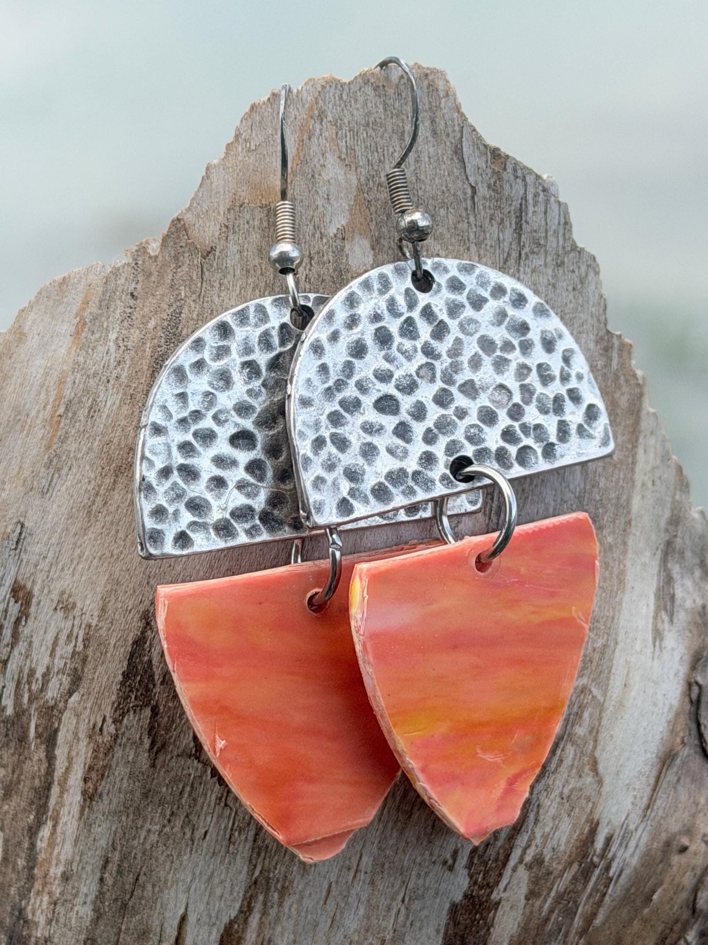 Trash earrings! Recycled plastics made into funky earrings. Eco friendly jewellery, ethical jewellery, ethical jewelry, handmade earrings