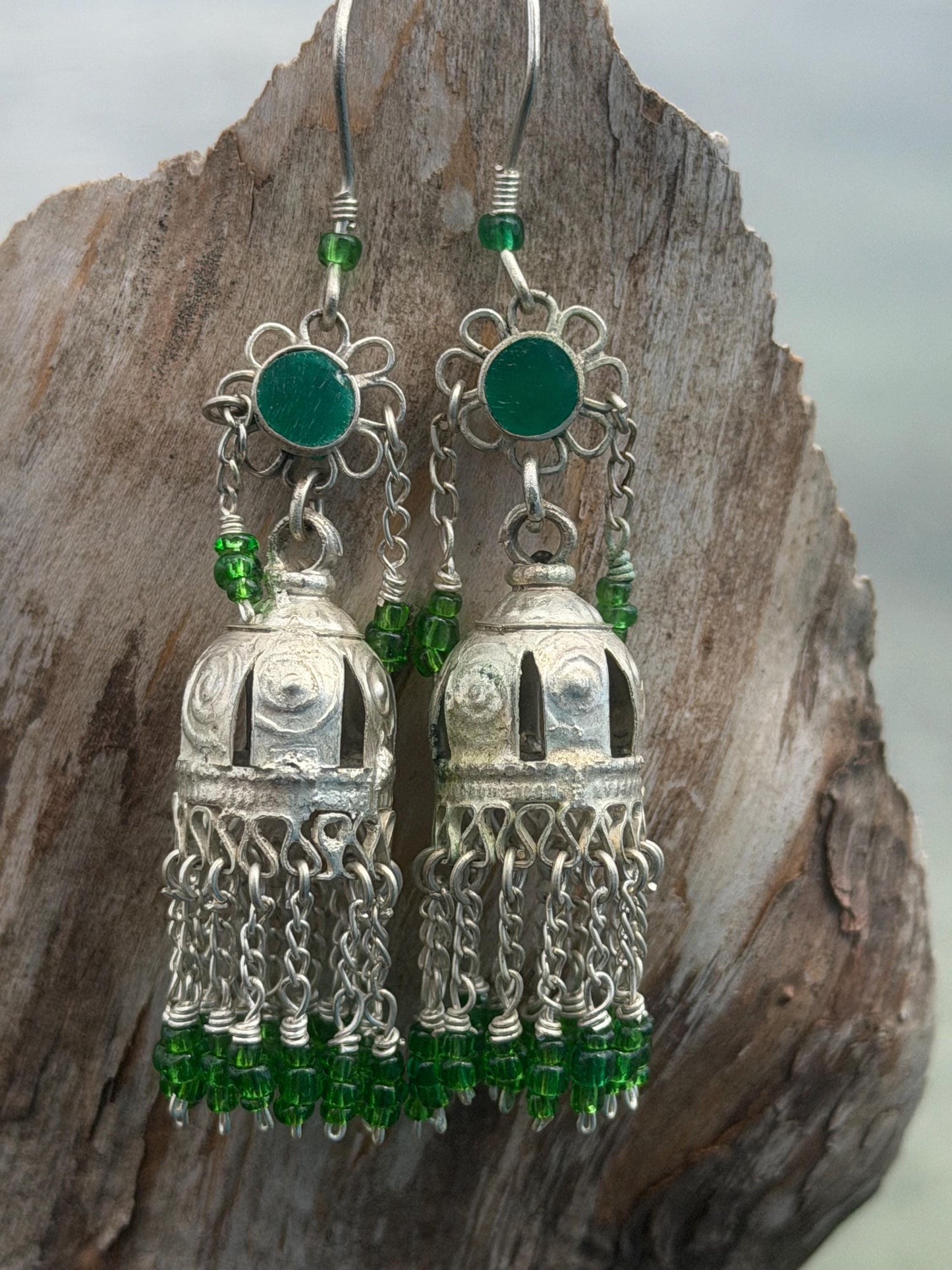 Gypsy jewellery, goddess earrings, goddess jewellery. vintage jewellery, ethical jewellery,  gypsy earrings, tassel earrings, boho jewellery