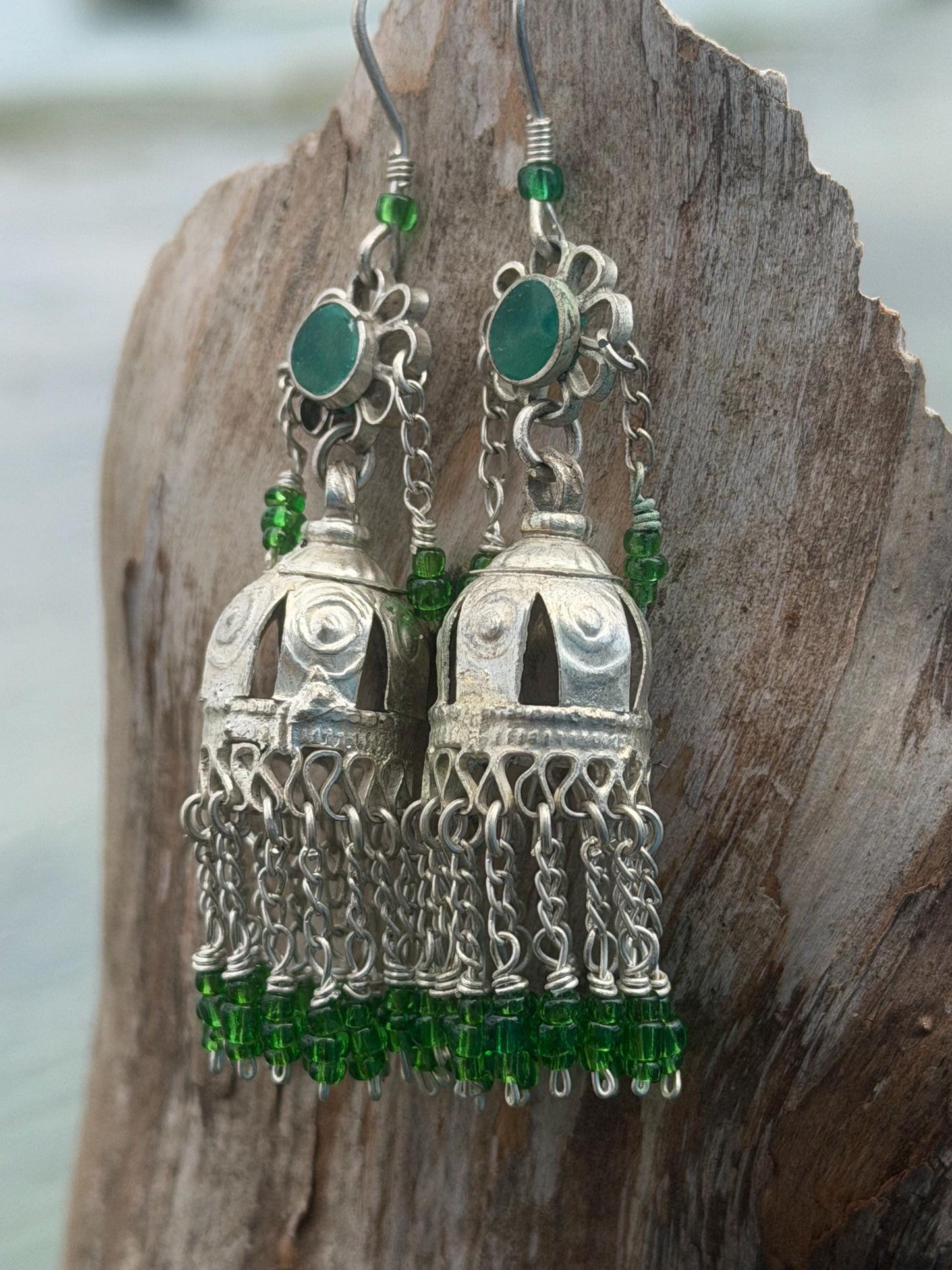 Gypsy jewellery, goddess earrings, goddess jewellery. vintage jewellery, ethical jewellery,  gypsy earrings, tassel earrings, boho jewellery