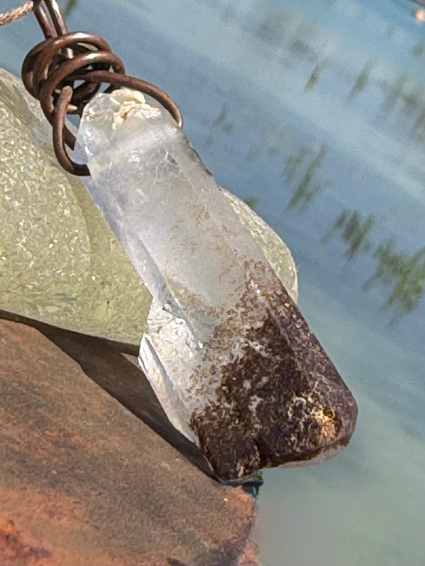 Raw Smokey Quartz Necklace. Unique jewellery. Smokey quartz pendant, boho pendants, handmade necklace, gift for him, ethical jewellery