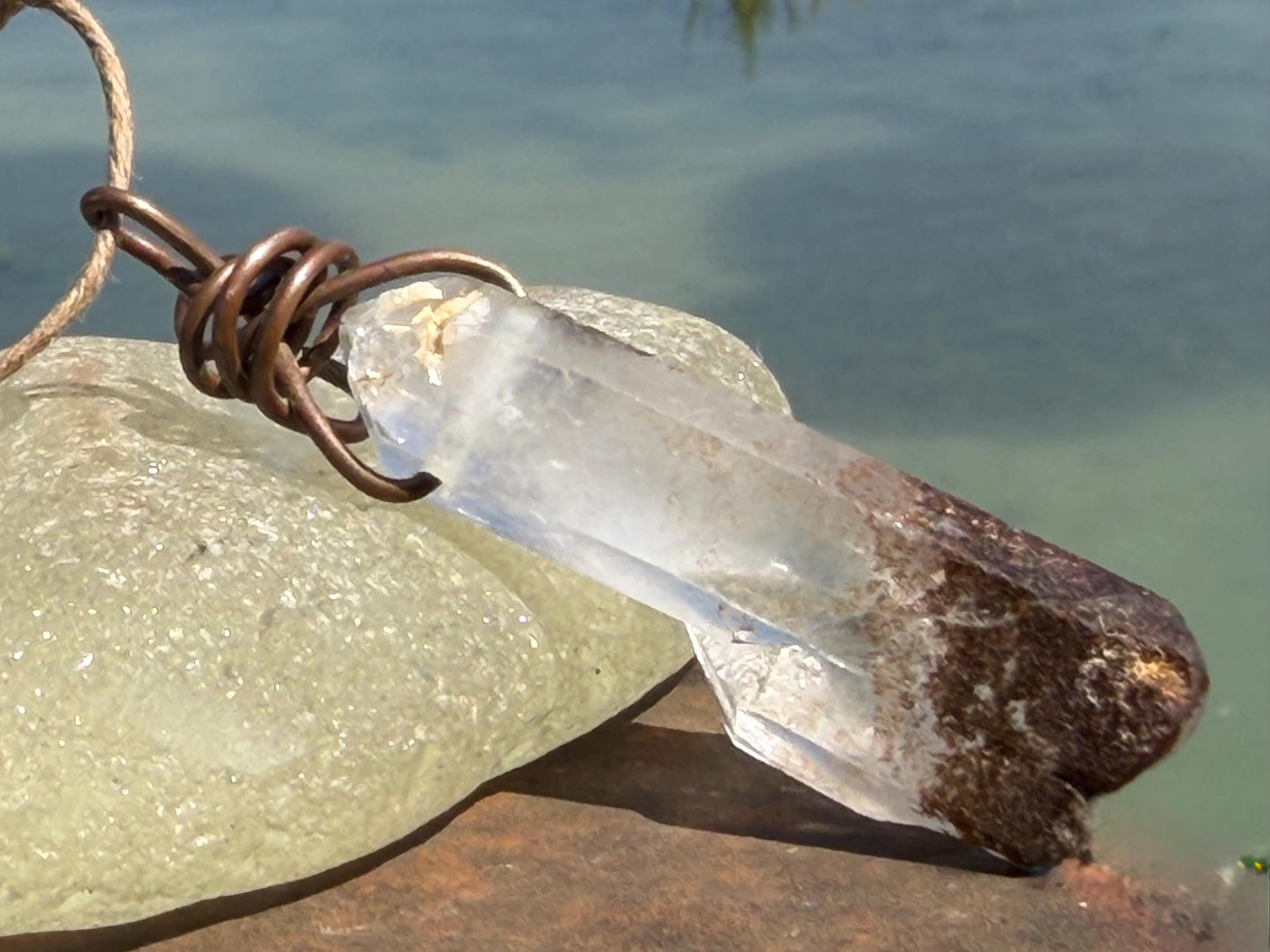 Raw Smokey Quartz Necklace. Unique jewellery. Smokey quartz pendant, boho pendants, handmade necklace, gift for him, ethical jewellery