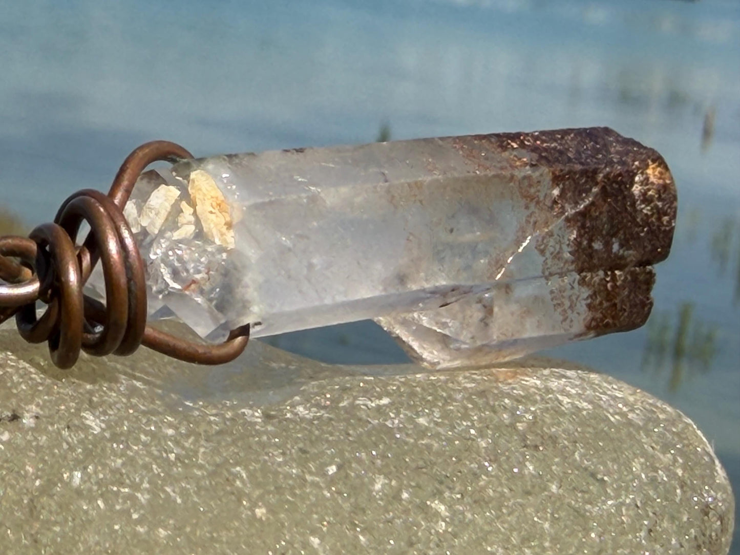 Raw Smokey Quartz Necklace. Unique jewellery. Smokey quartz pendant, boho pendants, handmade necklace, gift for him, ethical jewellery