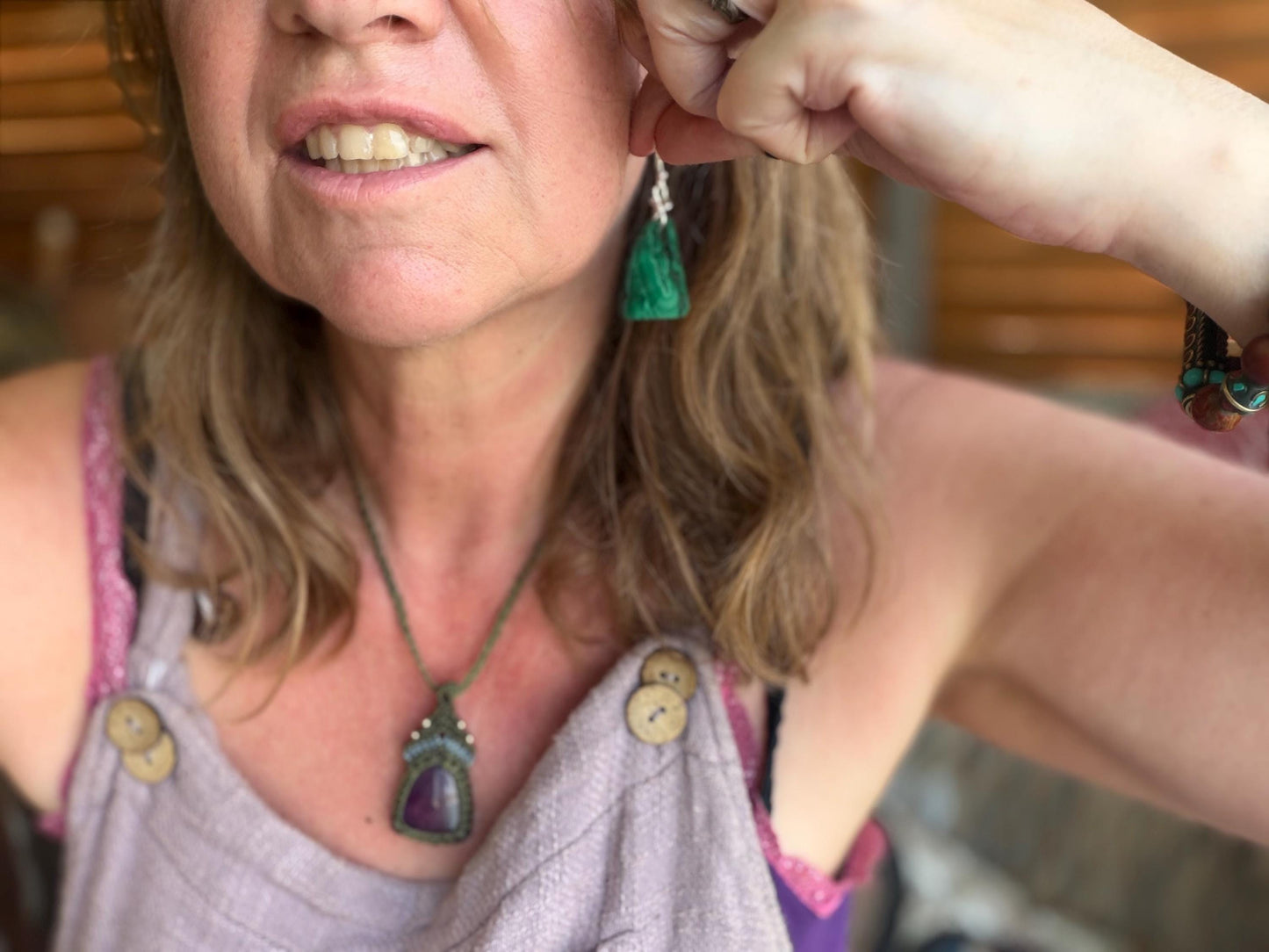 Silver earrings, boho earrings, unusual gift for her, malachite earrings, malachite jewellery, green gemstone earrings. Unusual jewellery