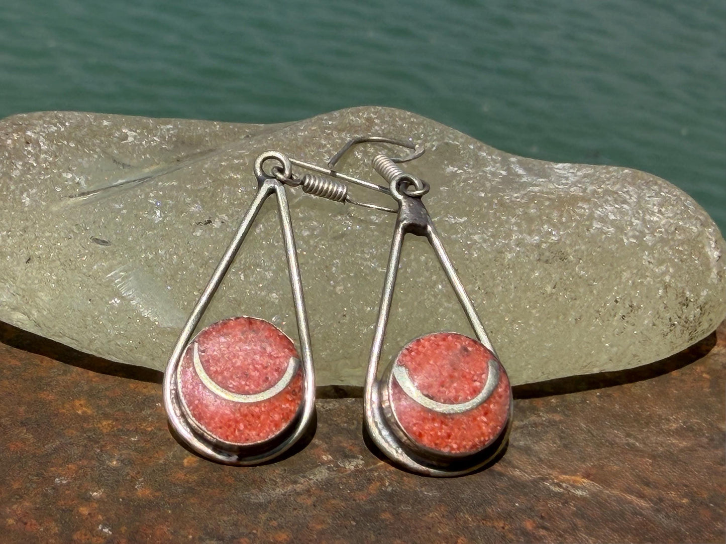 Vintage earrings, unusual jewellery, ethical jewellery, gypsy earrings. Eco friendly jewellery. Ethical jewellery. Sustainable jewellery.