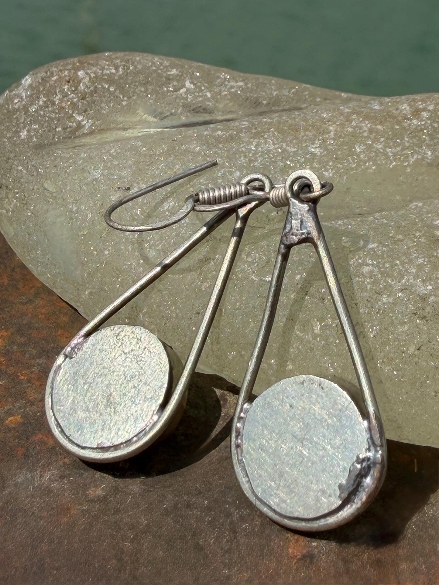 Vintage earrings, unusual jewellery, ethical jewellery, gypsy earrings. Eco friendly jewellery. Ethical jewellery. Sustainable jewellery.
