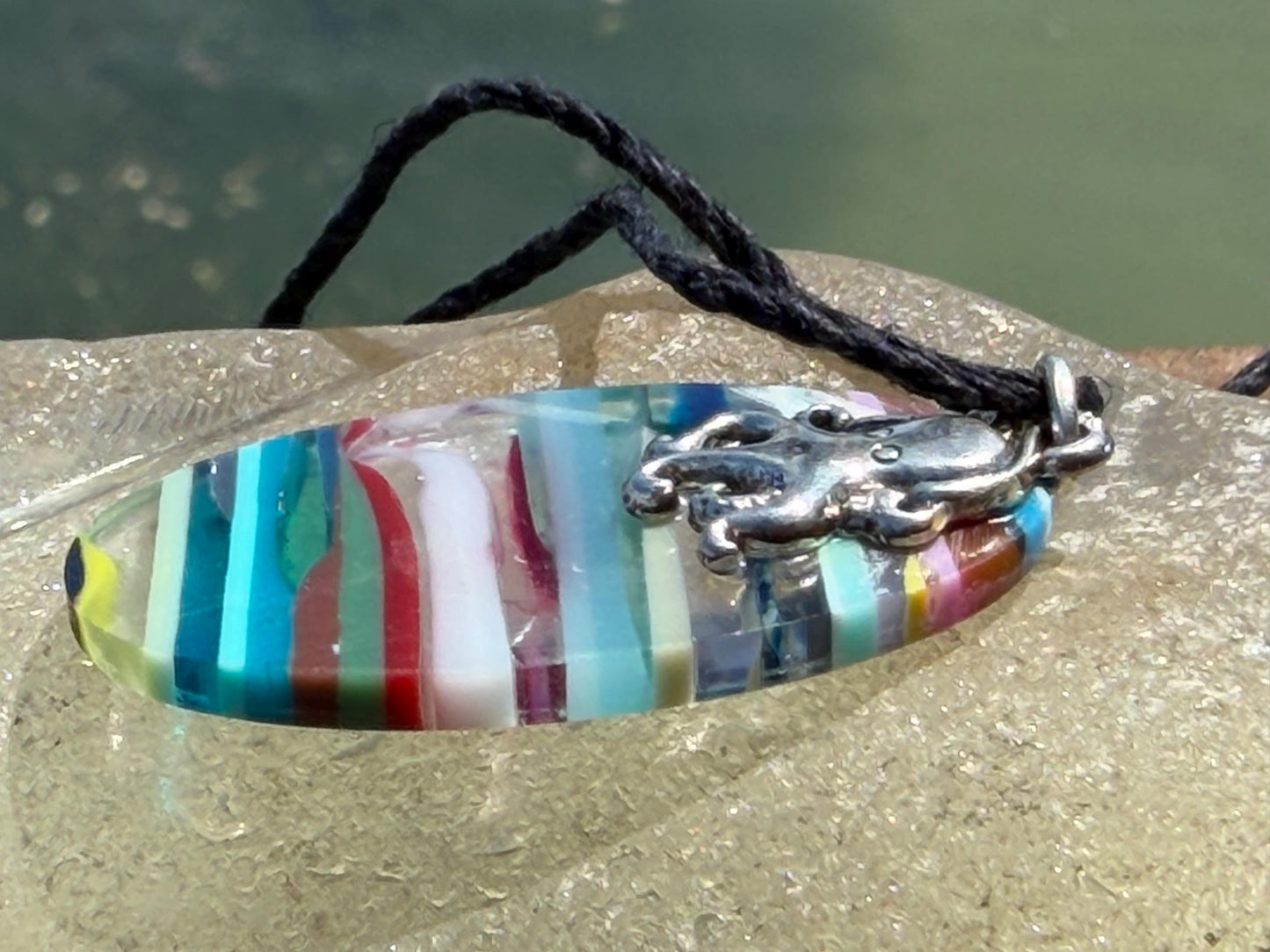 Surfite Pendants. A waste product created when making surfboards. Gift for surfer, unique gifts. Handmade gift for surfers. Eco friendly