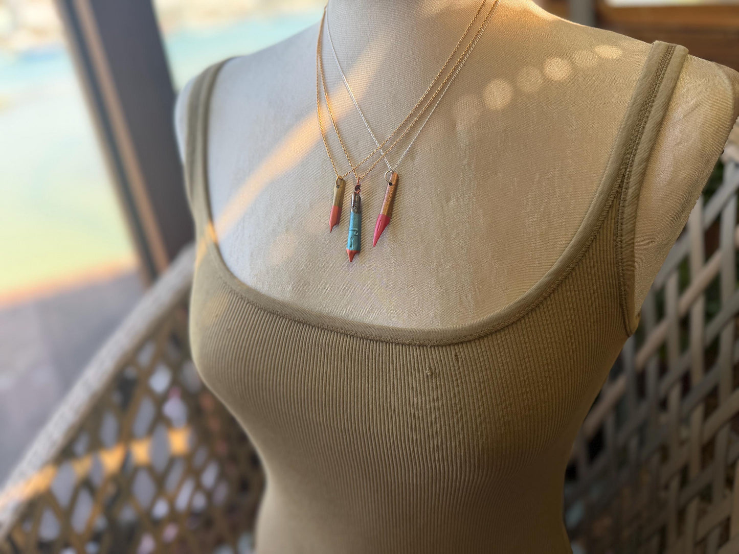 Pen nib necklace. Gift for a writer. Gift for a poet. Gift for book lover. Eco friendly jewellery. Ethical handmade jewellery. Teachers gift
