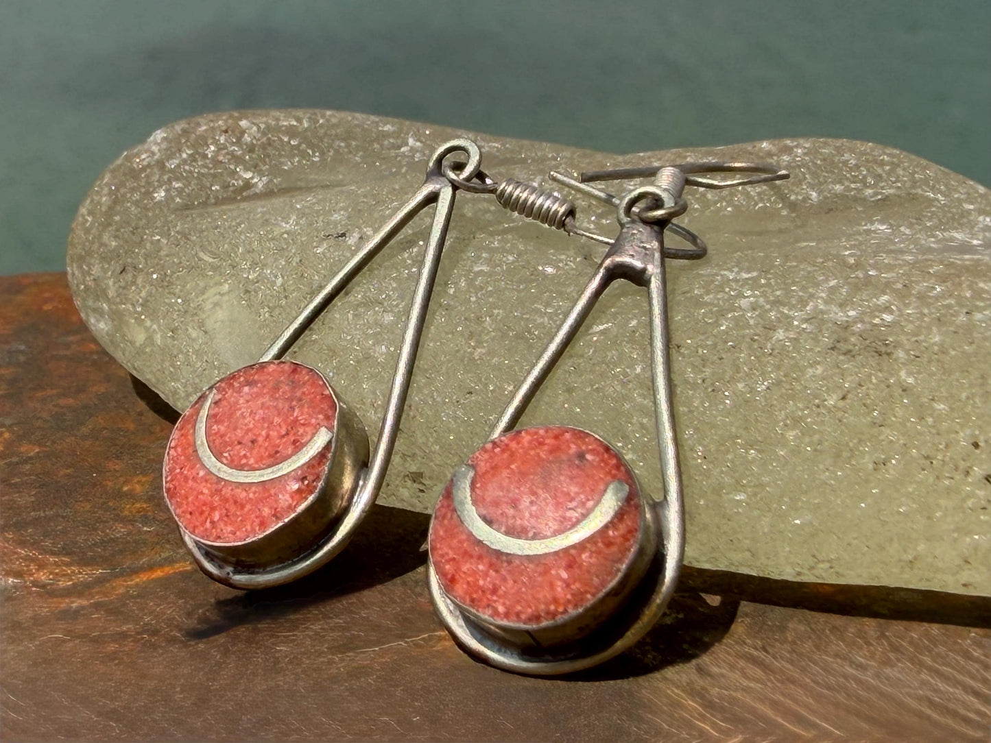 Vintage earrings, unusual jewellery, ethical jewellery, gypsy earrings. Eco friendly jewellery. Ethical jewellery. Sustainable jewellery.