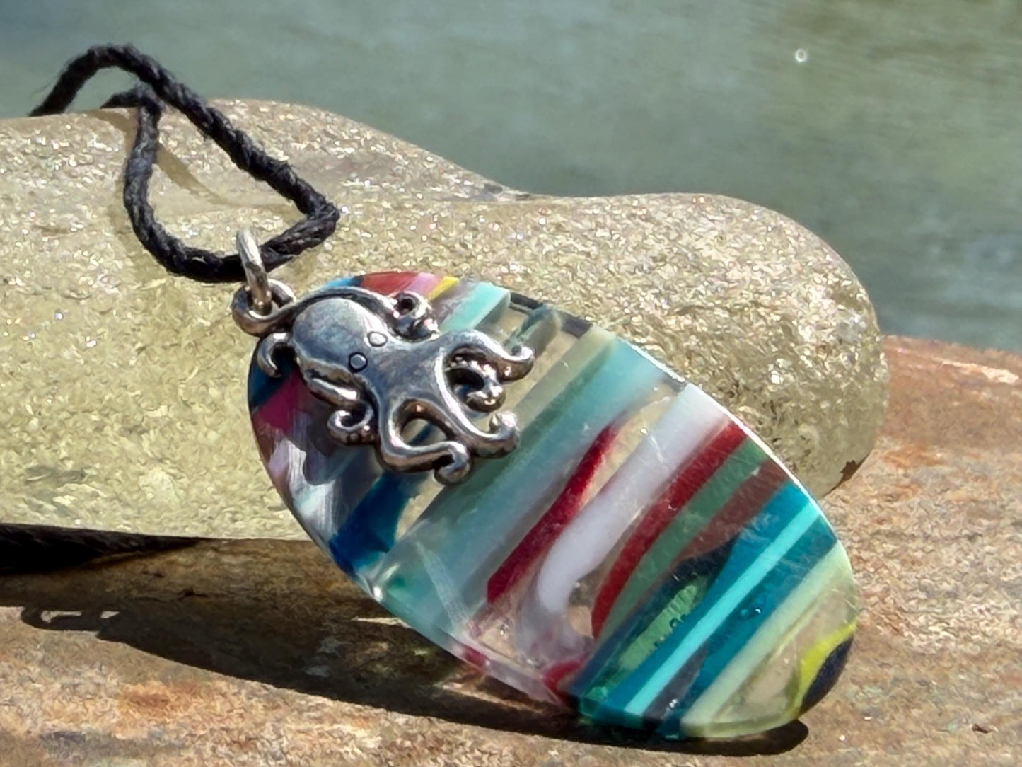 Surfite Pendants. A waste product created when making surfboards. Gift for surfer, unique gifts. Handmade gift for surfers. Eco friendly