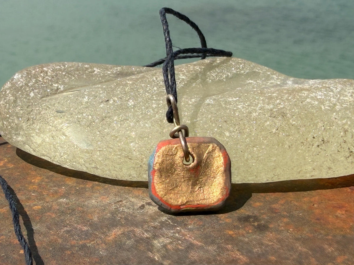 Unique Handmade pink and gold Butterfly Necklace - Boho Ethical Jewelry. Unique gift for her