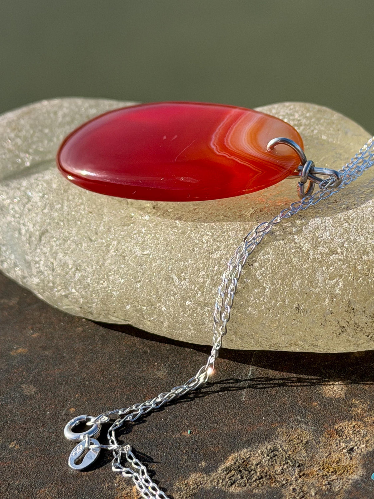 Agate necklace, ethical jewellery, bohemian necklace, unusual jewellery, agate pendant, white gemstone necklace. Boho jewellery