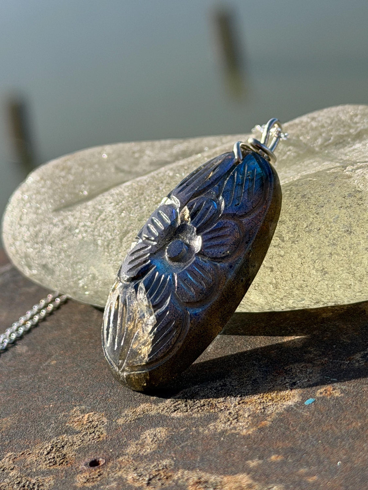 Labradorite necklace, labradorite jewellery, boho gift for her, unusual necklace, ethical jewellery, handmade necklace, labradorite pendant