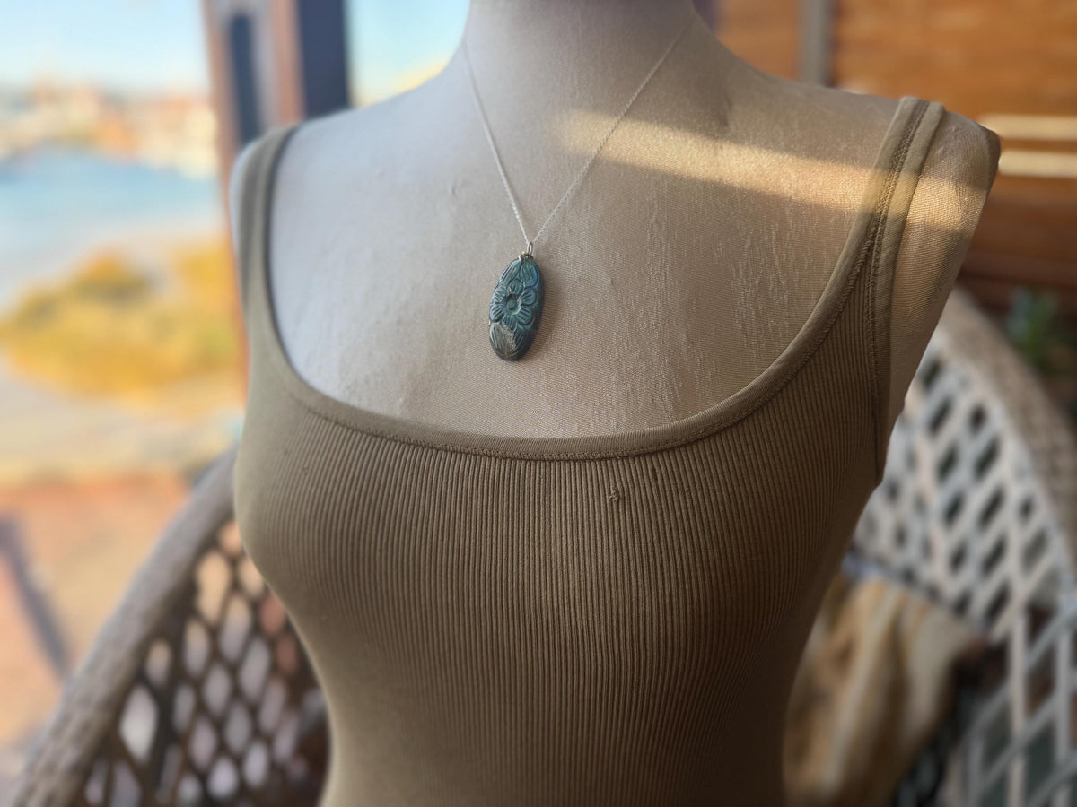 Labradorite necklace, labradorite jewellery, boho gift for her, unusual necklace, ethical jewellery, handmade necklace, labradorite pendant