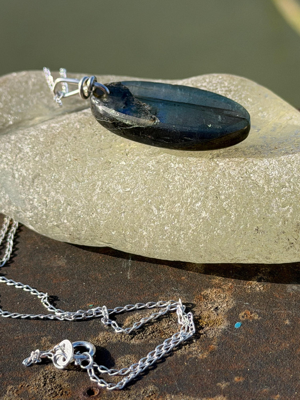 Gold labradorite necklace, labradorite jewellery, boho gift for her, unusual necklace, ethical jewellery, handmade labradorite pendant